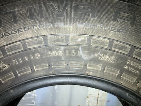 Nokian Rotiiva AT – 31×10.5 R15 LT – 4 stk, lítið notuð / eins og ný - Image 3